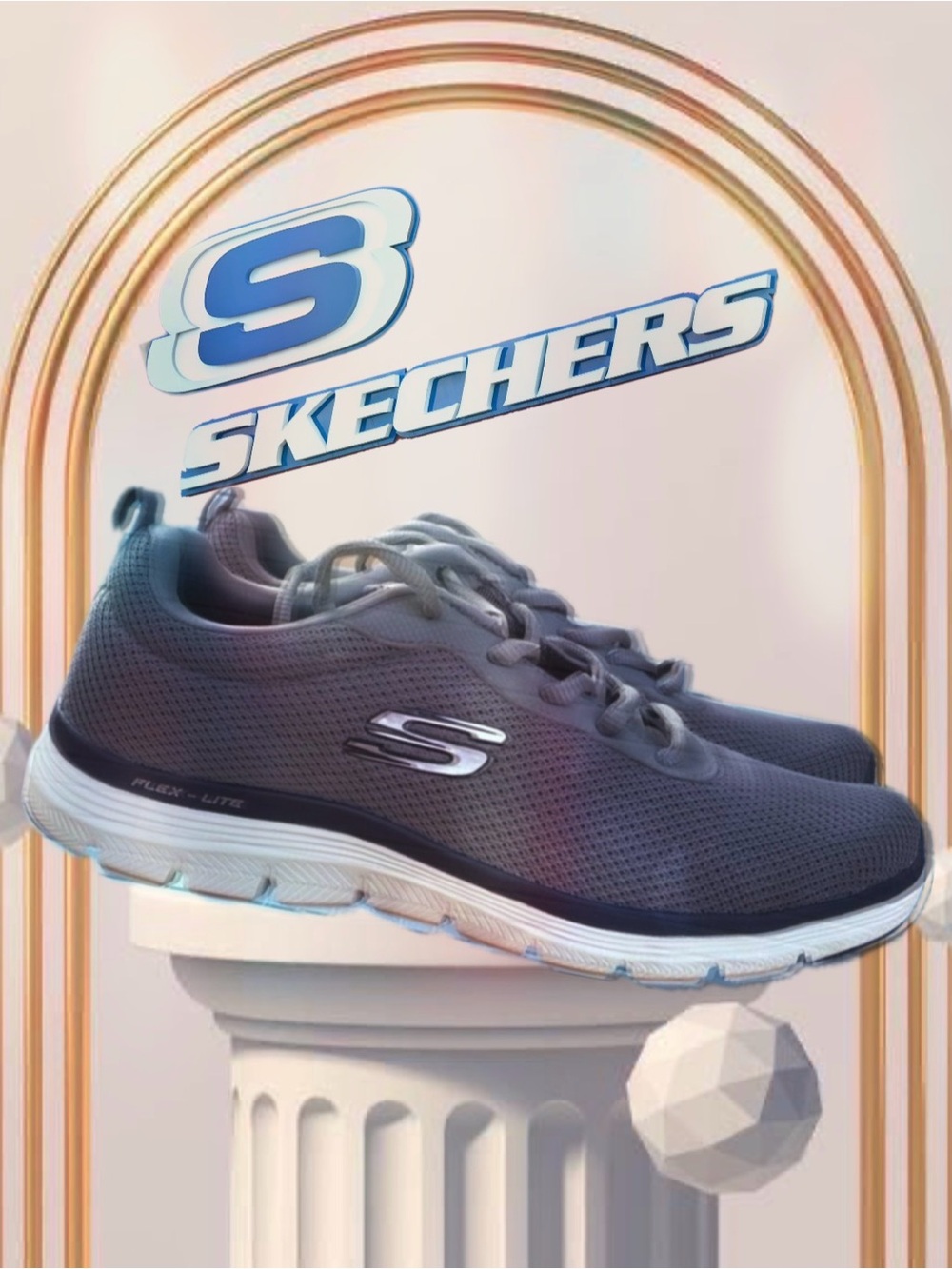 Skechers Flex-Lite Gray Sneakers